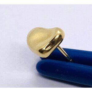 Tiffany & Co 18K Full Heart Single Earring (REPLACEMENT) (10x7mm)
